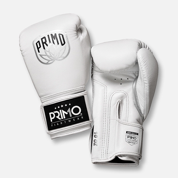 PRIMO 經典 2.0 純白 10oz 14oz 真皮 拳擊手套 格鬥裝備,拳套,泰拳,PRIMO,白色,拳擊