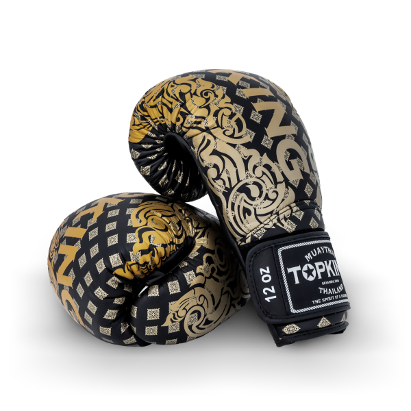 TOP KING TKB 鏡花 2 黑色 12 真皮 拳擊手套 拳套,TKB,拳擊,踢拳,泰拳,拳擊,白色