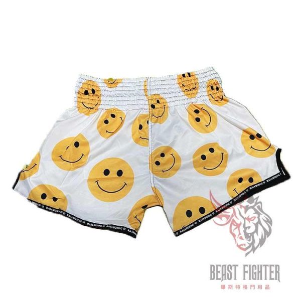 RAJA 泰國 微笑 L 泰拳褲 泰拳褲,RAJA,泰拳,運動褲,拳擊,踢拳,黃色