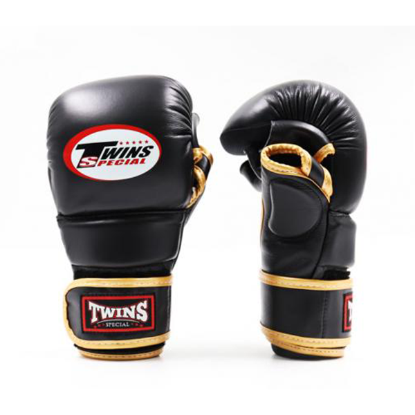 TWINS 泰國 MMA 真皮 S / M / L 露指拳套 專業對練 格鬥手套 格鬥裝備,綜合格鬥,MMA,TWINS,露指拳套