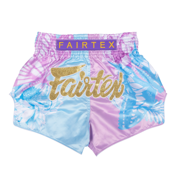Fairtex 粉蝶 Fiore 花 L 粉色 泰拳褲 FAIRTEX,泰拳褲,運動褲,拳擊,踢拳,泰拳,粉色,蝴蝶