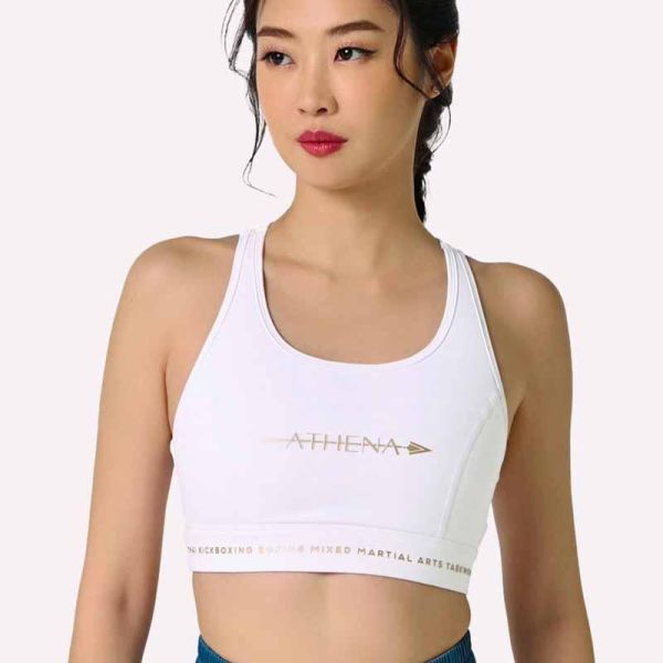 ATHENA 運動內衣 S / M / L 莎莉亞 2.0 白色 運動內衣,bra,泰拳,ATHENA,白色,重訓,有氧
