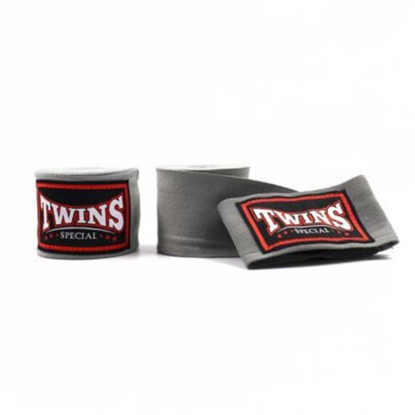 TWINS 兒童手綁帶 3 米 黑色 灰色 彈性棉質 綁手 TWINS,手綁帶,棉質,彈性,泰拳,黑色,拳擊,灰色,black