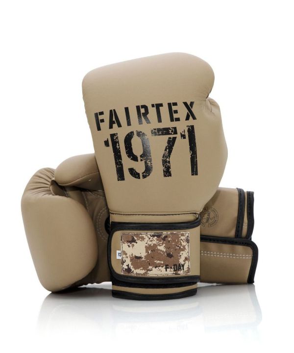 Fairtex F-DAY 2 軍事沙漠 12oz 極細纖 拳擊手套 格鬥裝備,拳套,泰拳,FAIRTEX,沙色,拳擊,踢拳
