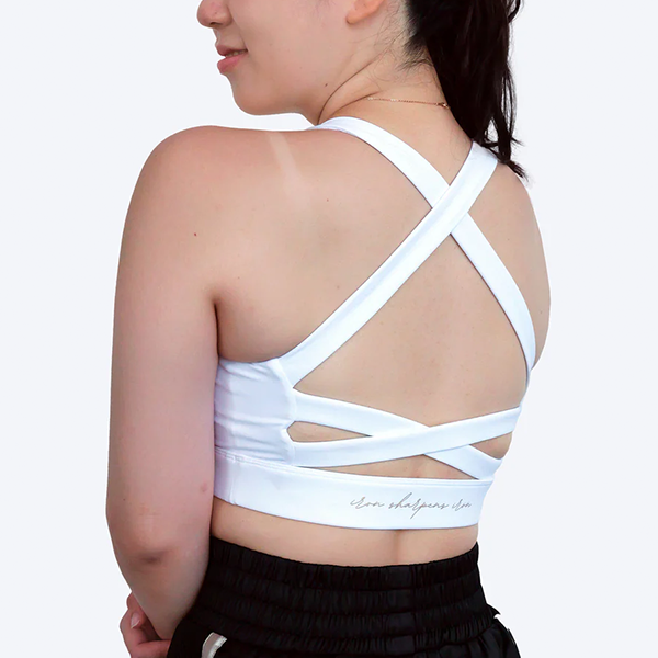 ATHENA 運動內衣 L / XL Enyo 白色 運動內衣,bra,泰拳,ATHENA,白色,重訓,有氧