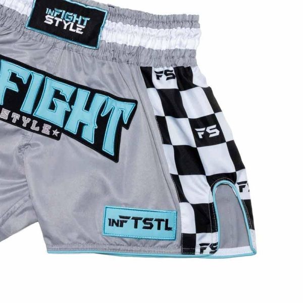 INFIGHT STYLE 最終點 灰款 S / M / L / XL 泰拳褲 泰拳褲,泰國,拳擊,灰色,MMA,踢拳