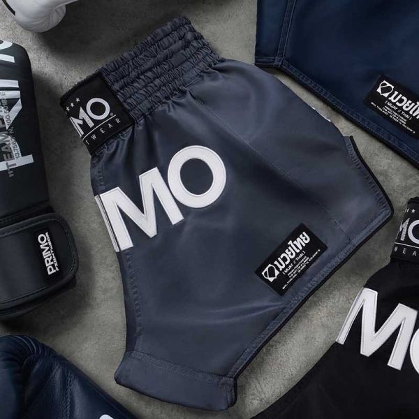 PRIMO 曼巴系列 岩石灰 M / L 泰拳褲 運動短褲 運動短褲,泰拳褲,泰拳,PRIMO,白色,拳擊