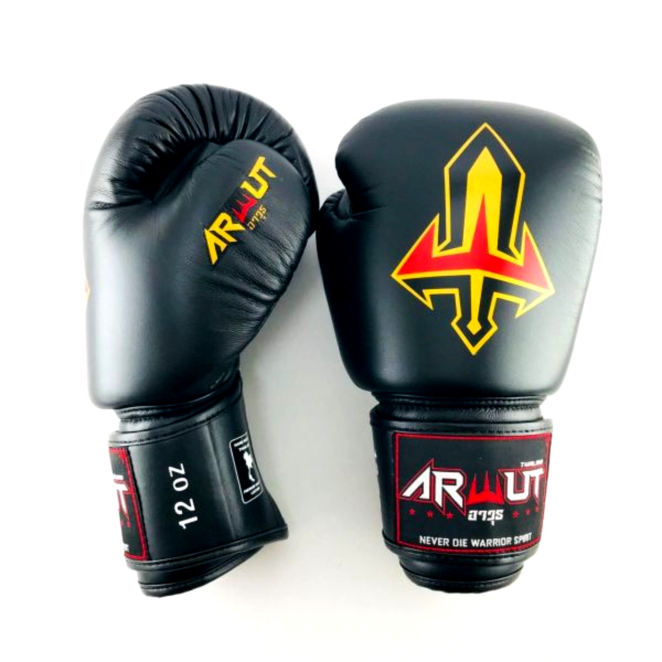 Arwut 經典款 BG1 12oz 14oz 黑色 真皮 素面 拳擊手套 泰國,黑色,拳套,拳擊,踢拳,泰拳,muaythai