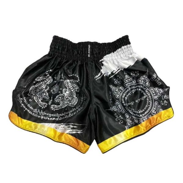 Blegend 銀黑虎紋 M / L / 2XL 泰拳褲 泰拳褲,運動短褲,泰拳,踢拳,拳擊,MMA