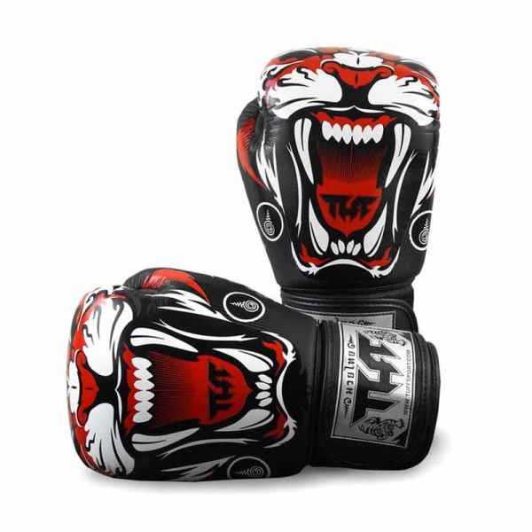 TUFF 猛虎 12oz 14oz 16oz 黑色 極細纖 拳擊手套 拳套,拳擊手套,拳擊,泰拳,踢拳,MMA,黑色,老虎
