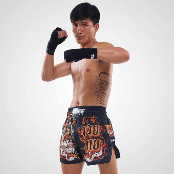 TUFF 雷神之怒 M / L / XL 泰拳褲 踢拳 運動短褲 泰拳褲,運動短褲,泰拳,踢拳,拳擊,MMA,雷神,日本