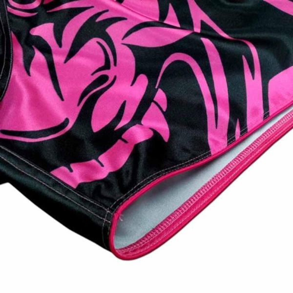 Muay Thai 部落勇士 粉黑 S / M / L / XL泰拳褲 泰拳褲,運動褲,拳擊,踢拳,泰拳,粉色,黑色