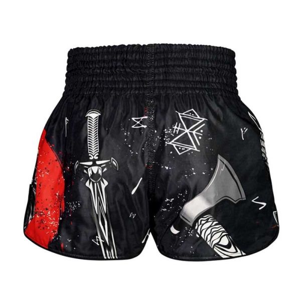 TUFF 野蠻維京 黑色 L / XL / 2XL 泰拳褲 踢拳 運動短褲 泰拳褲,運動短褲,泰拳,踢拳,拳擊,MMA