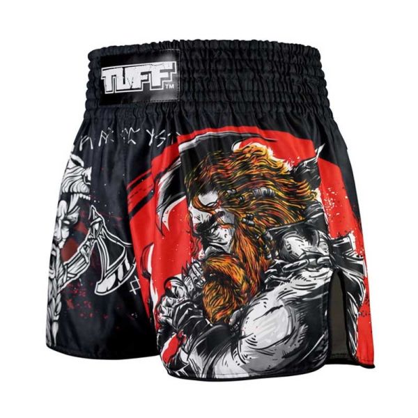 TUFF 野蠻維京 黑色 L / XL / 2XL 泰拳褲 踢拳 運動短褲 泰拳褲,運動短褲,泰拳,踢拳,拳擊,MMA