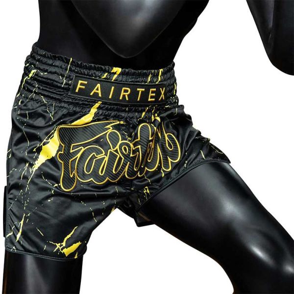 Fairtex 黑暗大理石 L 黑色 泰拳褲 FAIRTEX,泰拳褲,運動褲,拳擊,踢拳,泰拳,