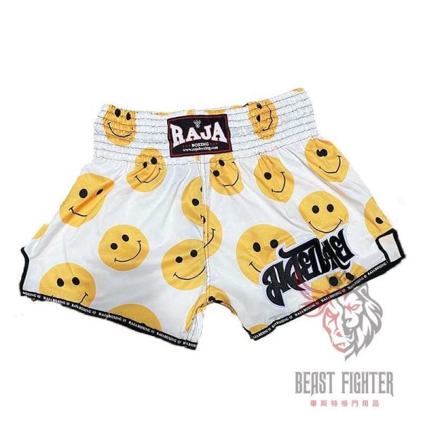 RAJA 泰國 微笑 L 泰拳褲 泰拳褲,RAJA,泰拳,運動褲,拳擊,踢拳,黃色