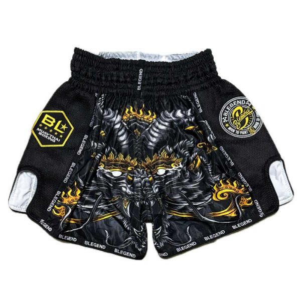 Blegend 邪靈重生 M 黃款 泰拳褲 泰拳褲,運動短褲,泰拳,踢拳,拳擊,MMA