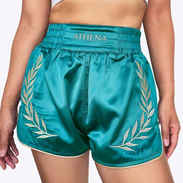 ATHENA 湖水綠 M 泰拳褲 格鬥褲 運動短褲 運動短褲,泰拳褲,泰拳,ATHENA,綠色,拳擊