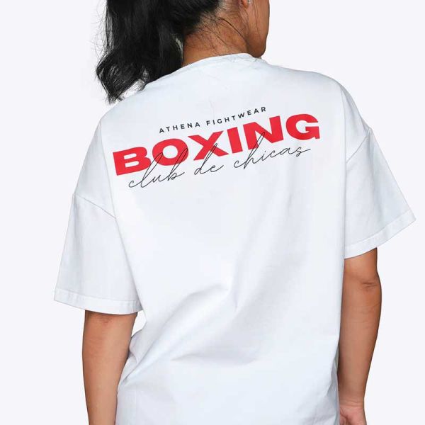 ATHENA 休閒上衣 S / M 白色 長版 T 卹 拳擊女孩俱樂部 上衣,休閒上衣,泰拳,ATHENA,黑色,長版上衣,休閒服飾,oversized