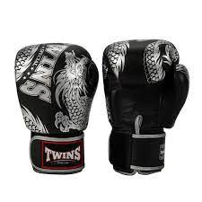 TWINS 銀黑 遊龍 12oz 真皮 拳擊手套 格鬥裝備,拳套,泰拳,TWINS,黑色,拳擊,踢拳