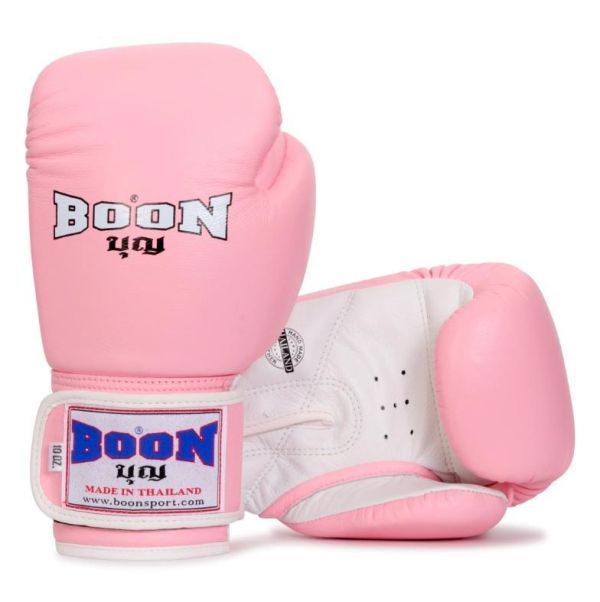 Boon 經典款 嫩粉 8oz / 10oz 真皮 拳擊手套 格鬥裝備,拳套,泰拳,BOON,藍色,拳擊,踢拳