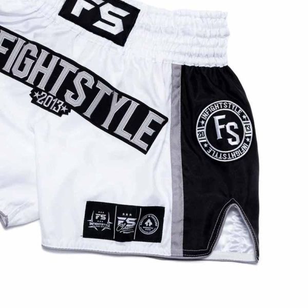 INFIGHT STYLE 復古 IVY 白款 XL / 2XL 泰拳褲 泰拳褲,泰國,拳擊,白色,MMA,踢拳