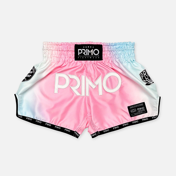 PRIMO 邁阿密之光 XL / 2XL 泰拳褲 運動短褲 運動短褲,泰拳褲,泰拳,PRIMO,粉色,拳擊