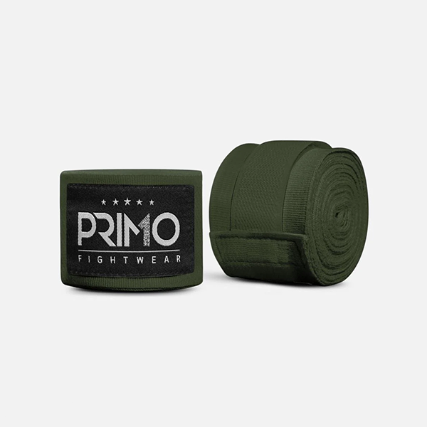 PRIMO 手綁帶 4.5 米 軍綠 彈性 棉質 手綁帶,棉質,彈性,泰拳,PRIMO,軍綠,綠色,拳擊