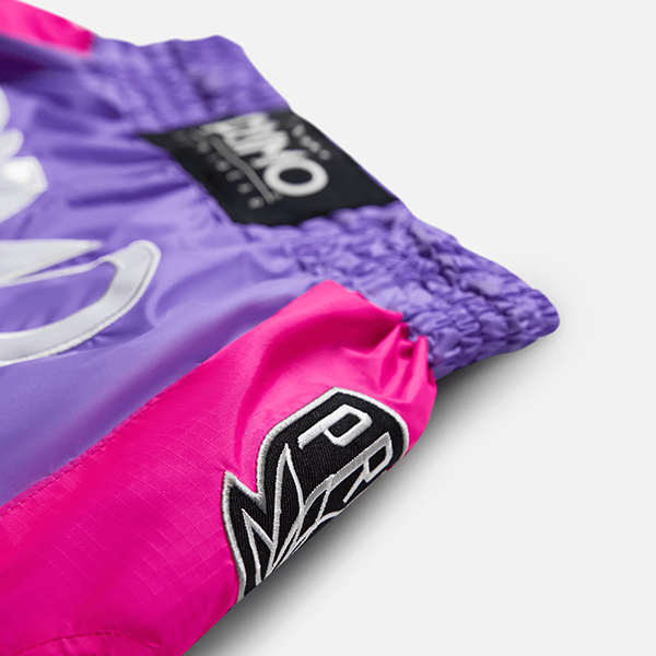 PRIMO 尼龍 紫雨 L / XL 快乾 泰拳褲 運動短褲 運動短褲,泰拳褲,泰拳,PRIMO,紫色,拳擊,快乾