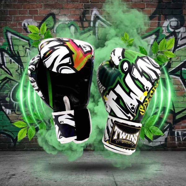 TWINS 泰國 街頭塗鴉 10oz 16oz真皮 拳擊手套 格鬥裝備,拳套,泰拳,TWINS,色,拳擊,踢拳