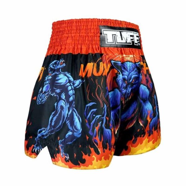 TUFF 午夜狼嚎 M / L 泰拳褲 踢拳 運動短褲 泰拳褲,運動短褲,泰拳,踢拳,拳擊,MMA,曼谷,野狼,狼人,
