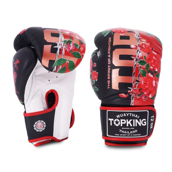 TOP KING TKB 霸王玫瑰 12oz 真皮 拳擊手套 拳套,TKB,拳擊,踢拳,泰拳,拳擊