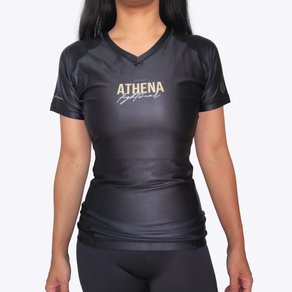ATHENA 短袖防磨衣 M 巴西柔術 NOGI MMA 防磨衣,NOGI,水母衣,ATHENA,黑色,重訓,防曬衣,巴西柔術,BJJ,MMA,綜合格鬥
