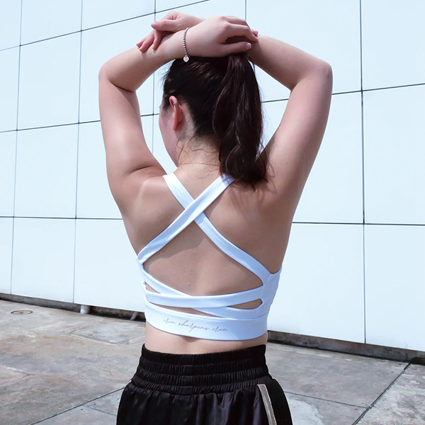 ATHENA 運動內衣 L / XL Enyo 白色 運動內衣,bra,泰拳,ATHENA,白色,重訓,有氧