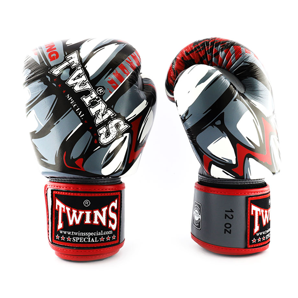 TWINS Demon 漆紅惡魔 12oz 真皮 拳擊手套 格鬥裝備,拳套,泰拳,TWINS,黑色,拳擊,踢拳