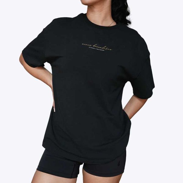 ATHENA 休閒上衣 S / M 黑色 長版 T 卹 拳擊女孩俱樂部 上衣,休閒上衣,泰拳,ATHENA,黑色,長版上衣,休閒服飾,oversized