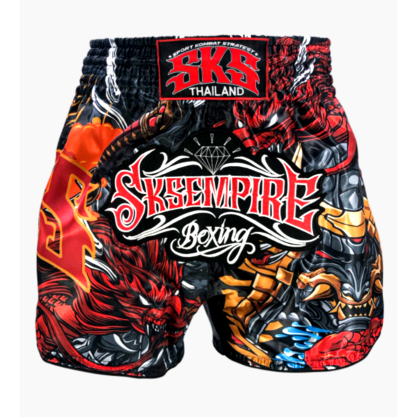 SKS 煉獄系列 XL 龍騎士 泰拳褲 運動短褲 SKS,泰拳褲,運動褲,拳擊,踢拳,泰拳,
