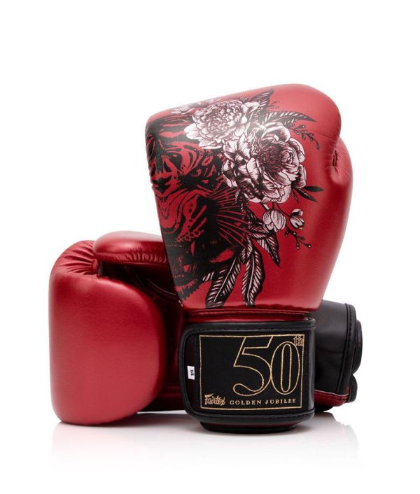 Fairtex 金禧 限量款 12oz  拳擊手套 附拳套袋 格鬥裝備,拳套,泰拳,FAIRTEX,紅色,拳擊,踢拳