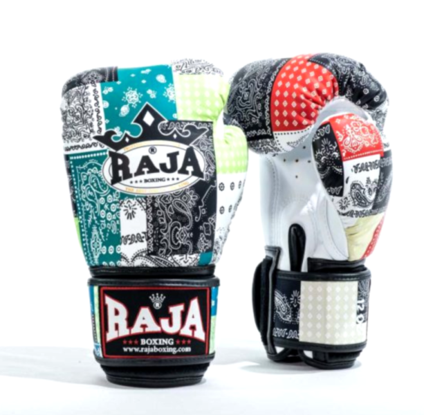 RAJA 印度拼花 12oz 真皮 拳擊手套 拳套,RAJA,拳擊,踢拳,泰拳,拳擊