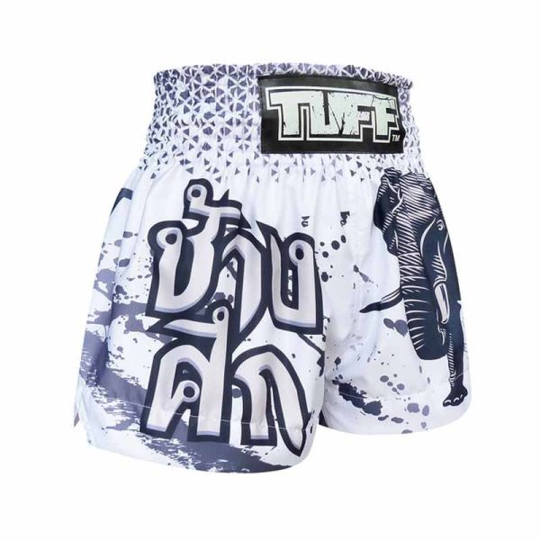 TUFF 墨白戰象 M / L 泰拳褲 踢拳 運動短褲 泰拳褲,運動短褲,泰拳,踢拳,拳擊,MMA,大象