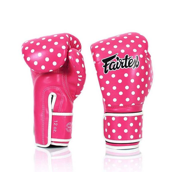 Fairtex 粉色圓點 10oz BGV14 拳擊手套 格鬥裝備,拳套,泰拳,FAIRTEX,粉色,拳擊,踢拳