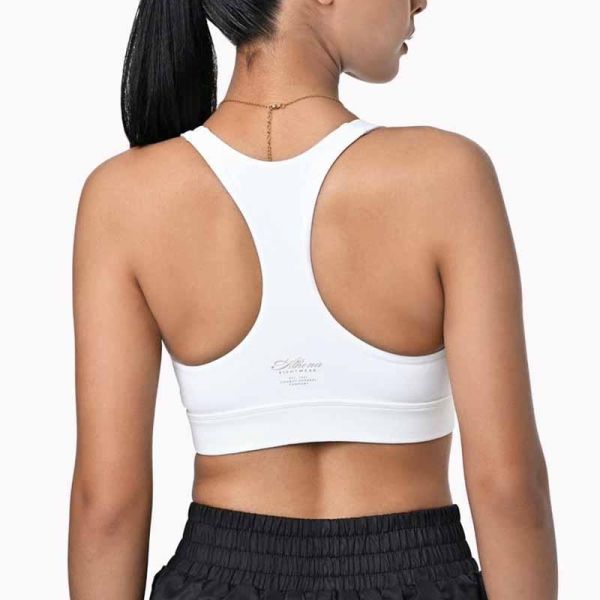ATHENA 運動內衣 S / M / L 赫拉 V 領扭結 白色 運動內衣,bra,泰拳,ATHENA,白色,重訓,有氧