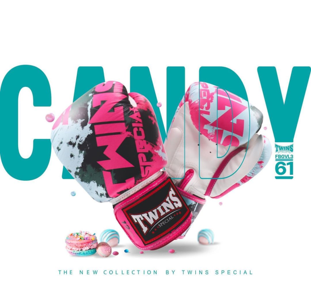 TWINS CANDY 馬卡龍 粉色 10oz 16oz 真皮 拳擊手套 格鬥裝備,拳套,泰拳,TWINS,粉色,拳擊,踢拳