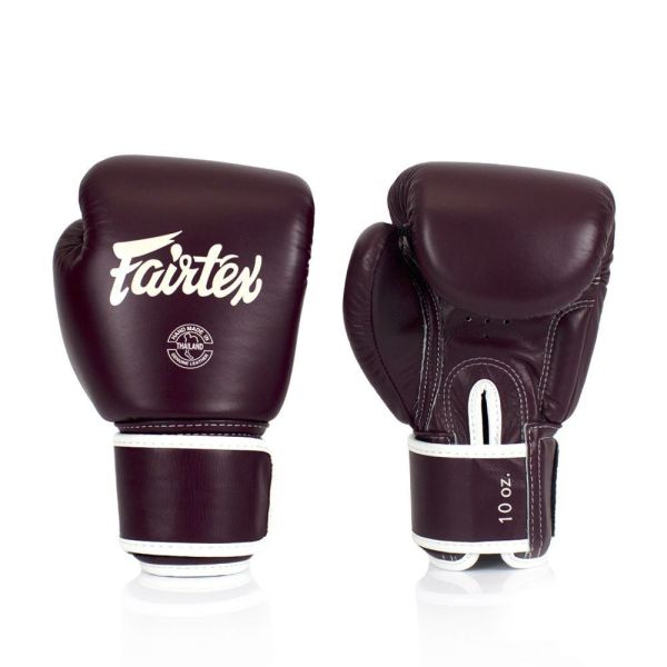 Fairtex 素色 8oz 真皮 栗色 深棕 拳擊手套 格鬥裝備,拳套,泰拳,FAIRTEX,棕色,拳擊,踢拳