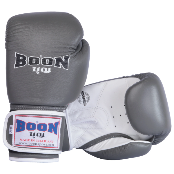 Boon 經典款 12oz 14oz 灰色 真皮 拳擊手套 格鬥裝備,拳套,泰拳,BOON,灰色,拳擊,踢拳