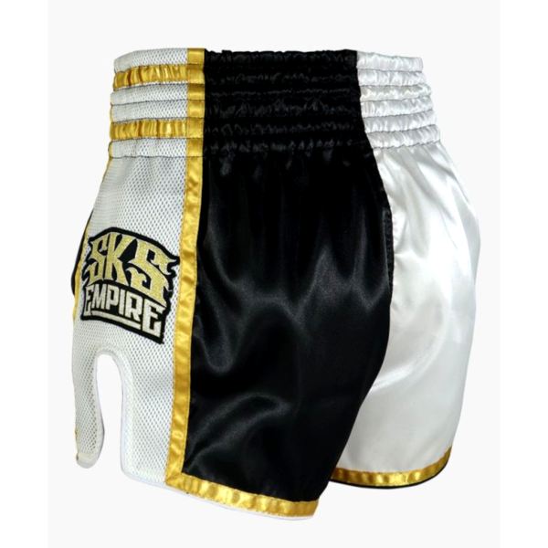 SKS 黑白撞色  M / XL / 2XL 芭達雅 泰拳褲 運動短褲 SKS,泰拳褲,運動褲,拳擊,踢拳,泰拳,