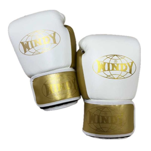 WINDY 白金款 12oz 真皮 拳套 拳套,泰拳,踢拳,拳擊,白金,白色,WINDY