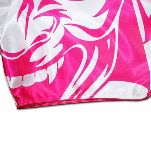 Muay Thai 部落勇士 粉白 XS / S / M / L 泰拳褲 泰拳褲,運動褲,拳擊,踢拳,泰拳,粉色,白色