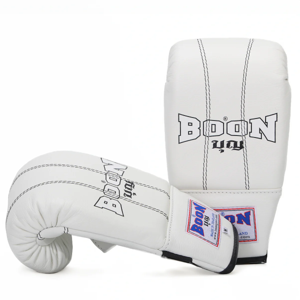 Boon 白色 L 真皮 沙包拳套 格鬥裝備,拳套,泰拳,BOON,白色,拳擊,踢拳