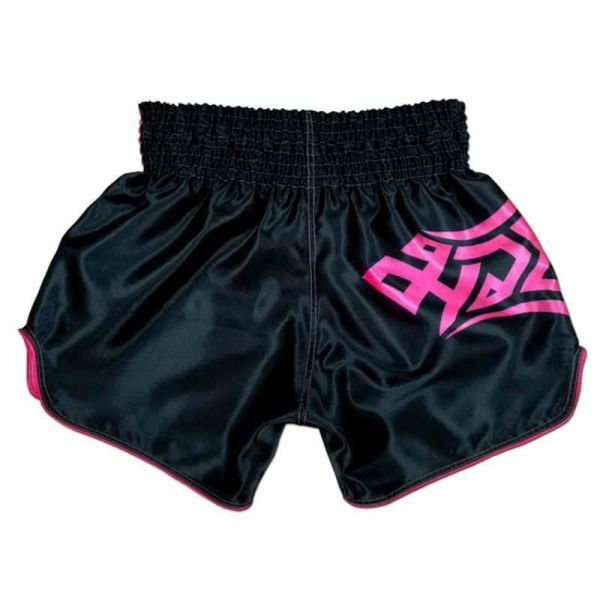 Muay Thai 部落勇士 粉黑 S / M / L / XL泰拳褲 泰拳褲,運動褲,拳擊,踢拳,泰拳,粉色,黑色